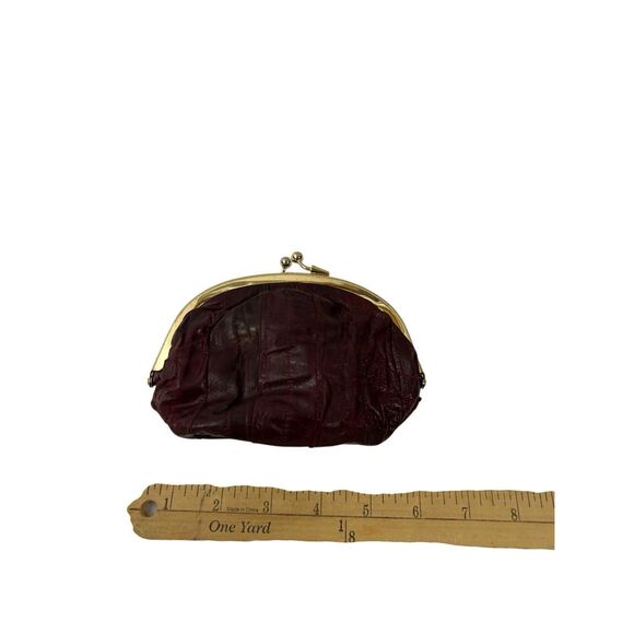 Leather change coin purse double snap soft buttery leather? - Picture 1 of 4